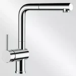 Exkluzív ajánlat BLANCO 514016 Csaptelep Linus-s króm vezérlőkar balra