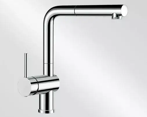 Exkluzív ajánlat BLANCO 514016 Csaptelep Linus-s króm vezérlőkar balra