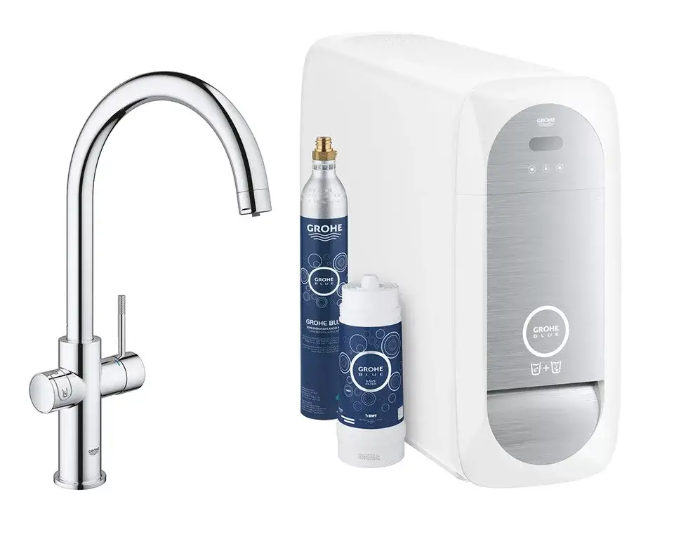GROHE 31454AL01 Blue Homeinduló induló készlet L-csapcső hard graphite Népszerű