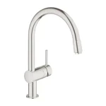 Gyors kiszállítás GROHE 32918DC0 Csaptelep konyhába Minta kihúzható levegőztető supersteel