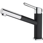 FRANKE Baterie FC 3055.071 ORBIT chrom/onyx s vytahovacím perlátorem Nézd meg most