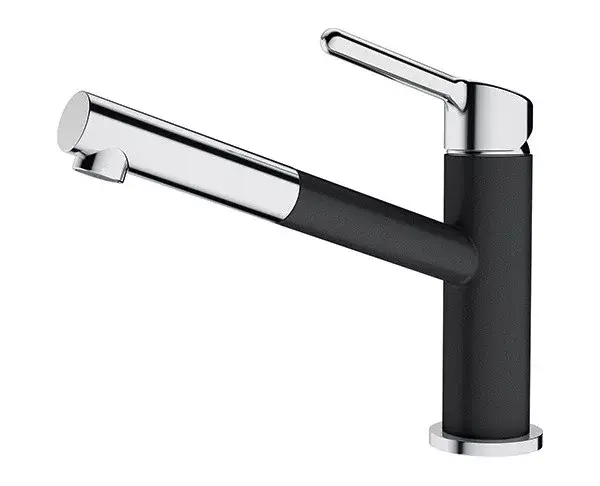FRANKE Baterie FC 3055.071 ORBIT chrom/onyx s vytahovacím perlátorem Nézd meg most
