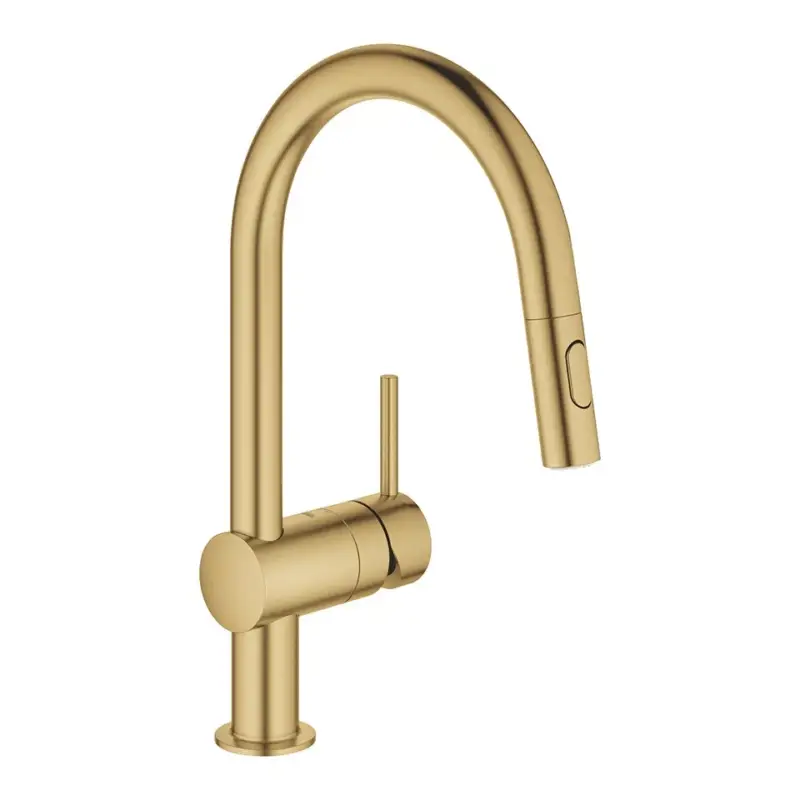 GROHE 32321GN2 Baterie Minta C-výpusť s duální sprškou kartáčovaný Cool Sunrise Különleges ajánlat