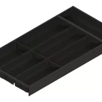 Korlátozott ajánlat BLUM ZC7S600BS3 Ambia-line evőeszközös fiók LBX/MVX, NL=600/300 szén fekete CS-M