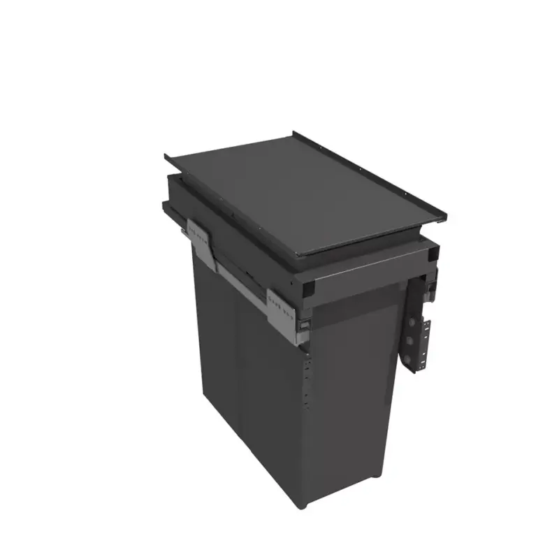 GOLLINUCCI sortér 580 EVO, 300 mm, 1x40l, szürke, fedél és sín tartozékokkal Gyors kiszállítás