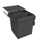 Ajánlat GOLLINUCCI sortér 580 EVO, 500 mm, 2x40l, szürke, fedél és sín tartozékokkal
