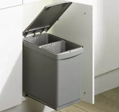Exkluzív ajánlat HETTICH 9079929 Bin.it Easy 2x7,5l szemeteskosár
