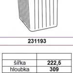 GOLLINUCCI pótkosár Sistema, 16 l Legkelendőbb