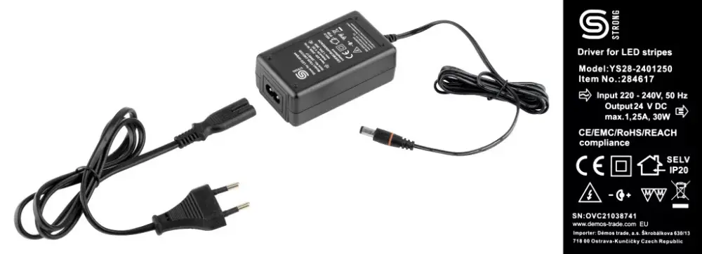 Legjobb ár StrongLumio tápegység, 24V, 30W