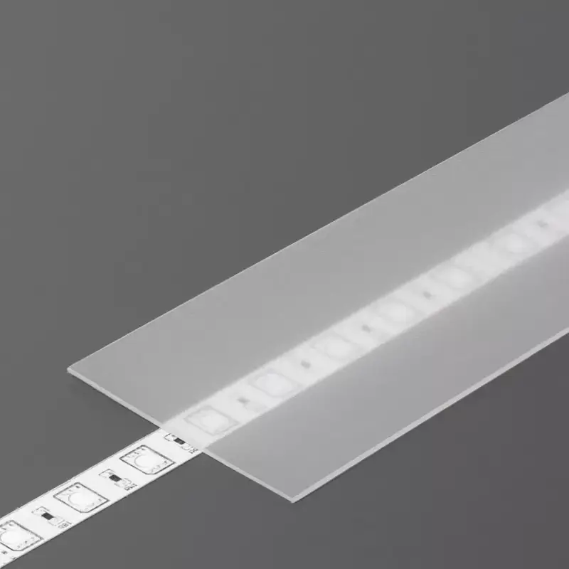 Akciós ár StrongLumio takaróprofilWide 24 LED profilhoz átlátszó 2m