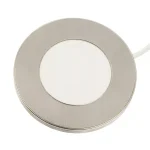 Gyors kiszállítás LED spotlámpa BAILEN 12V 3W csiszolt acél/meleg fehér