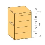 K-BBP konténer TipAer komp.540mm típ.9/vál. 11 (műa.fiók,részl.kih.,fo.né.) Akció