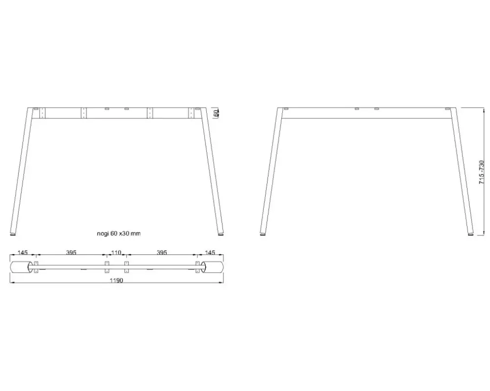 Biztonságos fizetés MILADESIGN lábazat Mobilar M6312E–S fekete