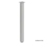 Alacsony ár MILADESIGN Sarok láb ST502/955 fejezethez fekete