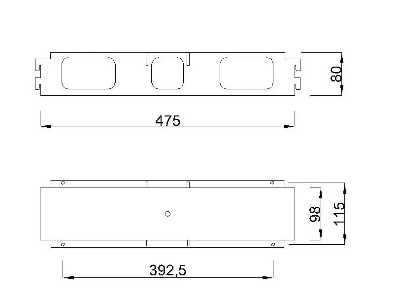 Kedvezményes ár MILADESIGN összek.elem G7 ST957/12 fekete