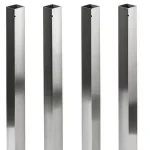 HETTICH 9078475 Afio asztalláb szögletes 700/60x60 mm nemesacél Gyors szállítás
