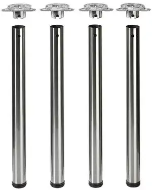 Azonnali szállítás HETTICH 70132 Efua asztalláb 710/50 mm nemesacél imitáció