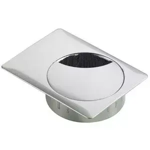 Azonnali szállítás HETTICH 9078824 kábelüst 90x120 mm (80 mm) alumínium