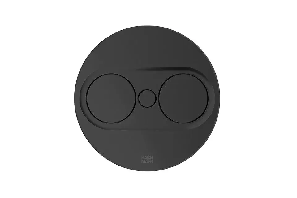 Árengedmény BACHMANN 946.106 Twist 2 kulatá, 1x zásuvka 230V + USB A/C 22W, černá matná