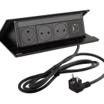 Biztonságos vásárlás LEGRAND PopUp, 3x230V, 1x USB A/C, fekete mat