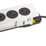 Exkluzív ajánlat K- LEGRAND Disq'In 2x 230V + 1x USB A/C, HDMI, černá/nerez