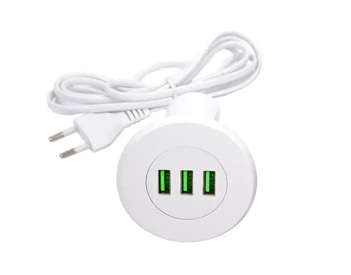 Árcsökkenés StrongPower USB töltő, 3x töltő kimenet fehér