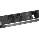 BACHMANN 916.504 zásuvková jednotka 2x 230V schuko+ USB A/C+ 1x volný modul Biztonságos vásárlás