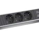 Árcsökkenés BACHMANN 916.502 alkatrész 3x 230V schuko + USB A/C 22W csatlakozóegység