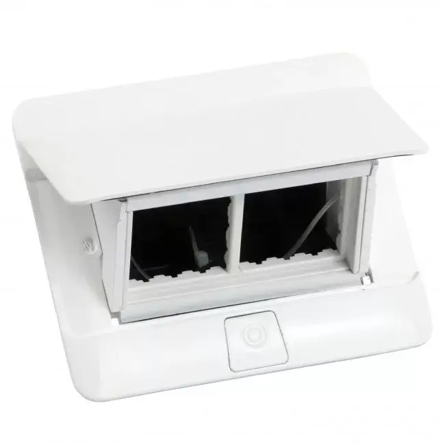 Gyors szállítás Legrand POPUP Asztal fehér fényes 4MOD+KIT 654001