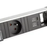 BACHMANN 916.527 dugaszolóegység 1x 230V + USB A/C 22W + 1x szabad mod Árengedmény