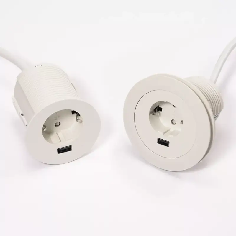 Különleges ajánlat VersaTag 1x 230V, 1x USB-A, fehér, Schuko