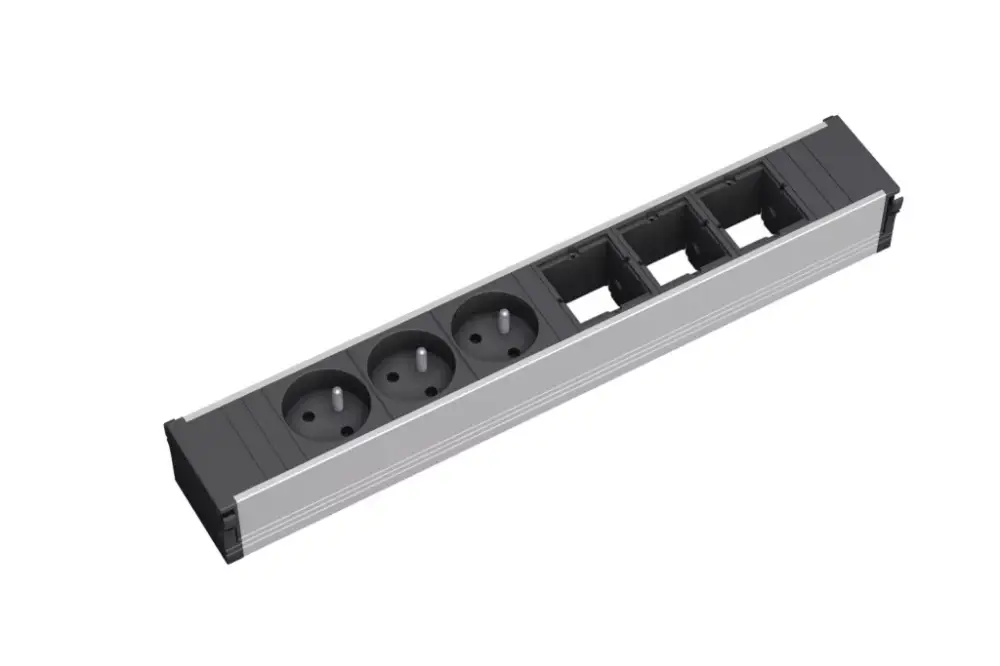 Csak ma BACHMANN 912.012 dugaszoló aljzat egység 3 x 230 V