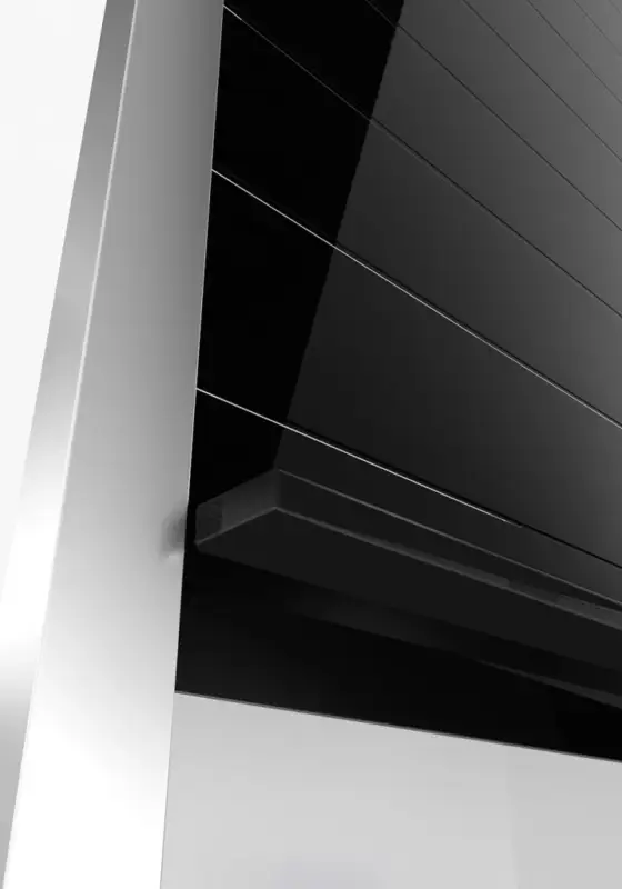 REHAU vetro-line szett 600x1000 mm Fekete Biztonságos fizetés