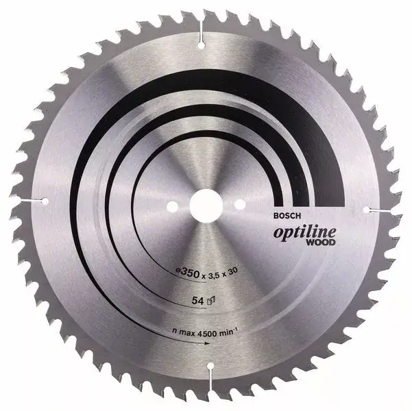 Gyors kiszállítás BOSCH 2608640674 Pilový kotouč Optiline Wood 350 x 30 x 3,5 mm, 54