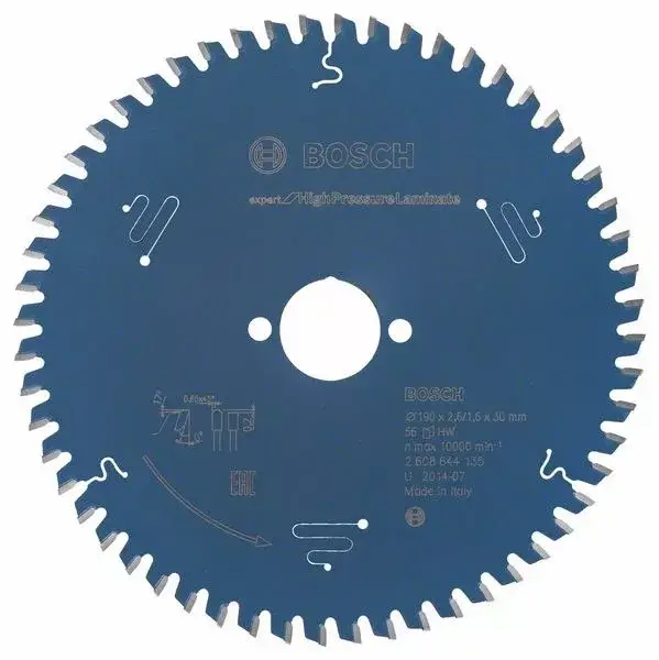 BOSCH 2608644135 Pilový kotouč Expert for High Pressure Laminate 190 x 30 mm, 56 Kihagyhatatlan ajánlat