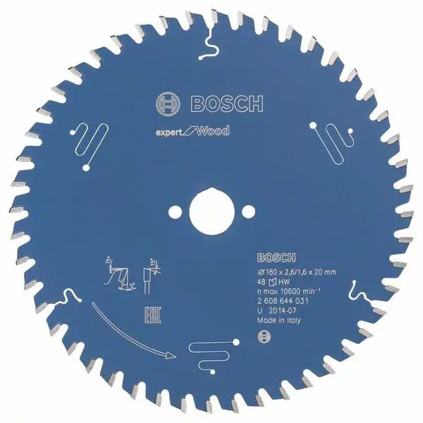 BOSCH 2608644031 Pilový kotouč Expert for Wood 180 x 20 x 2,6 mm, 48 Csak ma