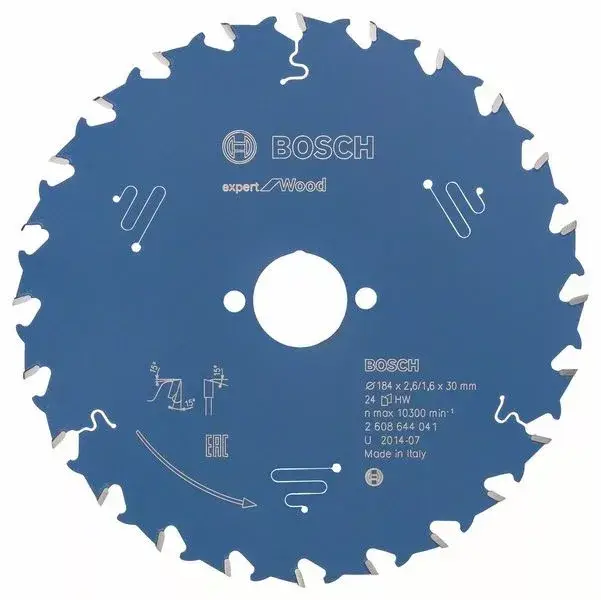 BOSCH 2608644041 Pilový kotouč Expert for Wood 184 x 30 x 2,6 mm, 24 Olcsó