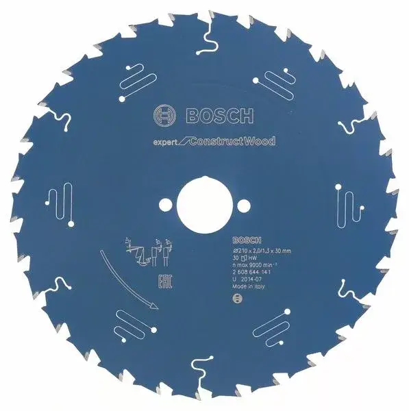 Kihagyhatatlan ajánlat BOSCH 2608644141 Pilový kotouč Expert for Construct Wood 210 x 30 x 2,0 mm, 30