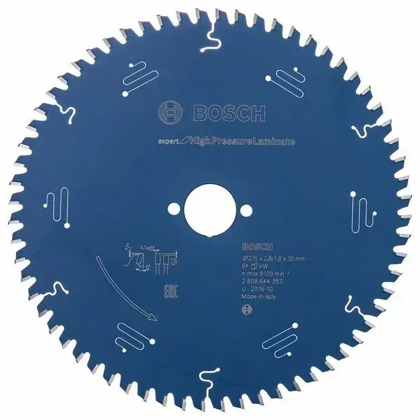 BOSCH 2608644357 Pilový kotouč Expert for High Pressure Laminate 235x30 mm, 64 Gyors szállítás