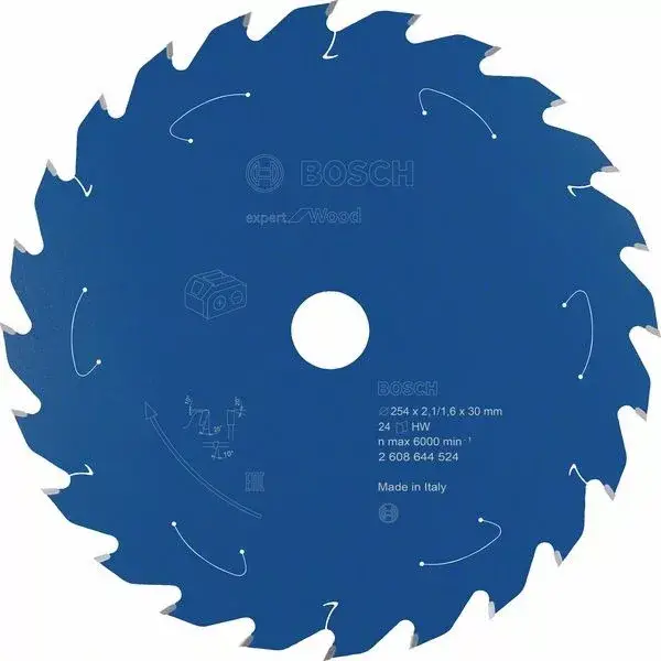 BOSCH 2608644524 Pilový kotouč Expert for Wood pro AKU pily 254×2,1/1,6×30mm, 24 Utolsó esély