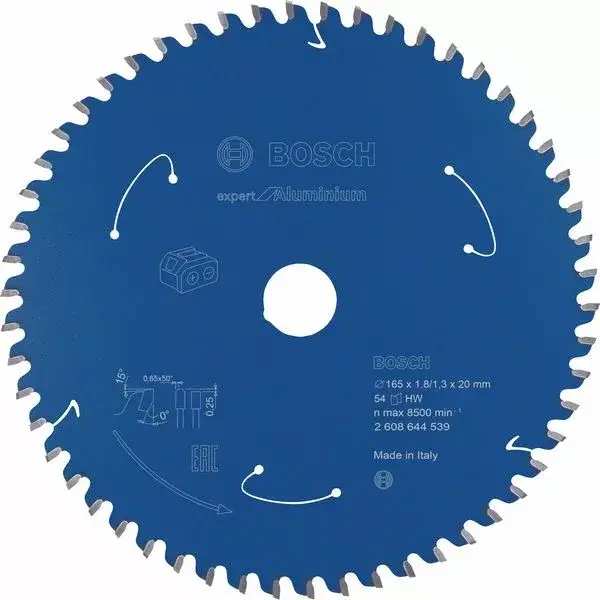 BOSCH 2608644539 Pilový kotouč Expert for Aluminium - AKU pily 165×1,8×20mm, 54 Rendeld meg most