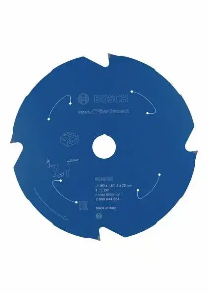 BOSCH 2608644554 Pilový kotouč Expert for FibreCement pro AKU p. 160×1,8×20mm, 4 Bestseller