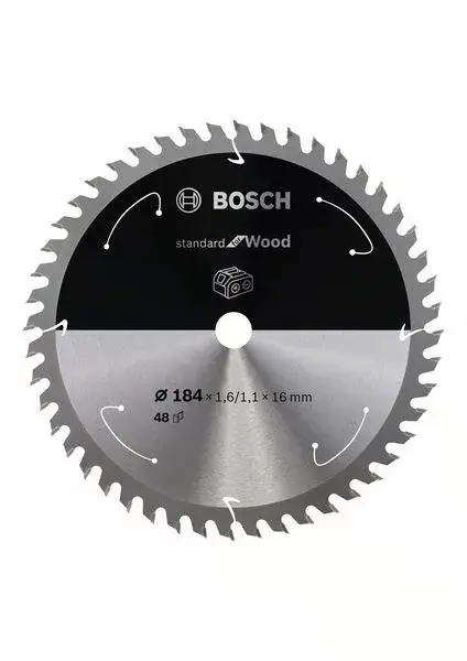 Legnépszerűbb BOSCH 2608837699 Pilový kotouč Standard for Wood pro AKU pily 184×1,6×16mm, 48