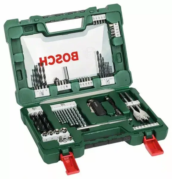 Gyors kiszállítás BOSCH 2607017191 68 darabos V-Line fúró- és fúrószerszámkészlet teleszkópos mágn
