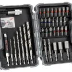 BOSCH 2607017565 35 darabos extra keményfém fúró- és csavarhúzóhegy készlet Újdonság