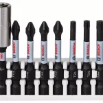 Korlátozott ajánlat BOSCH 2608522326 8dílná sada bitů Impact Control 50 mm, 2×PH2/PZ2; 1×T20/T25/T30