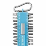 BOSCH 2607002822 Karabineres csavarhúzóhegy készlet (világoskék), 21 db Szuper ajánlat