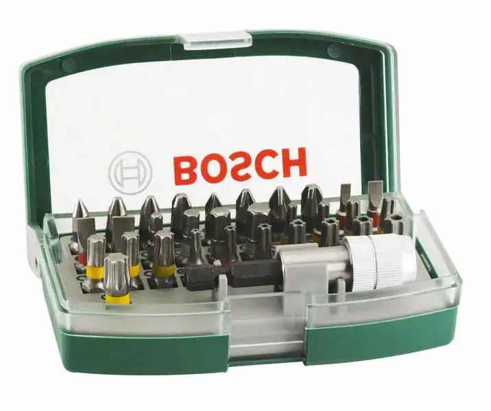 BOSCH 2607017063 32 darabos csavarhúzó bit készlet színkódolással Rendeld meg most