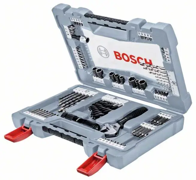 Kihagyhatatlan ajánlat BOSCH 2608P00235 91 darabos prémium X-Line fúró- és csavarhúzó készlet