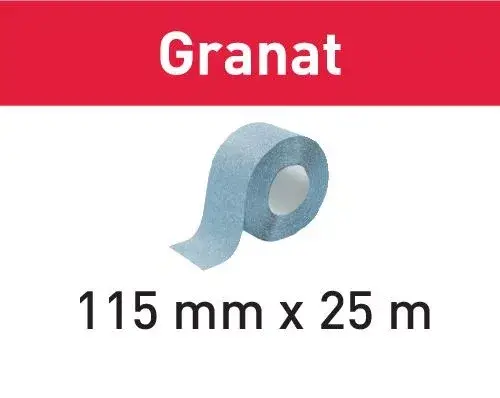 FESTOOL 201109 StickFix csiszolóaszalag tekercs 115x25m P180 GR Granat Biztonságos fizetés